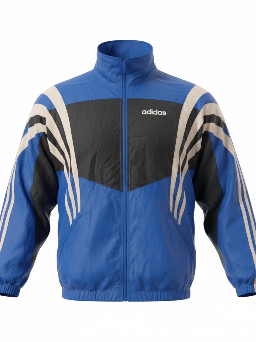 Adidas Blue Mesh-Lined Jacket